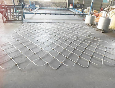 What functions does the HIGH TENSILE ROCKFALL MESH and components